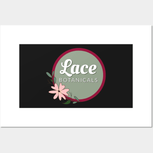 Lace Botanicals Logo Posters and Art